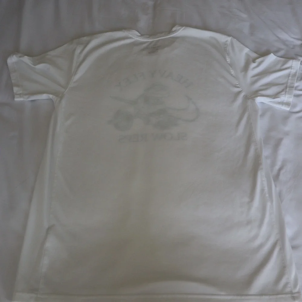 Nike Dri-Fit Heavy Flex Slow Reps Tee T-Shirt Mens Large White Short Sleeve Crew
